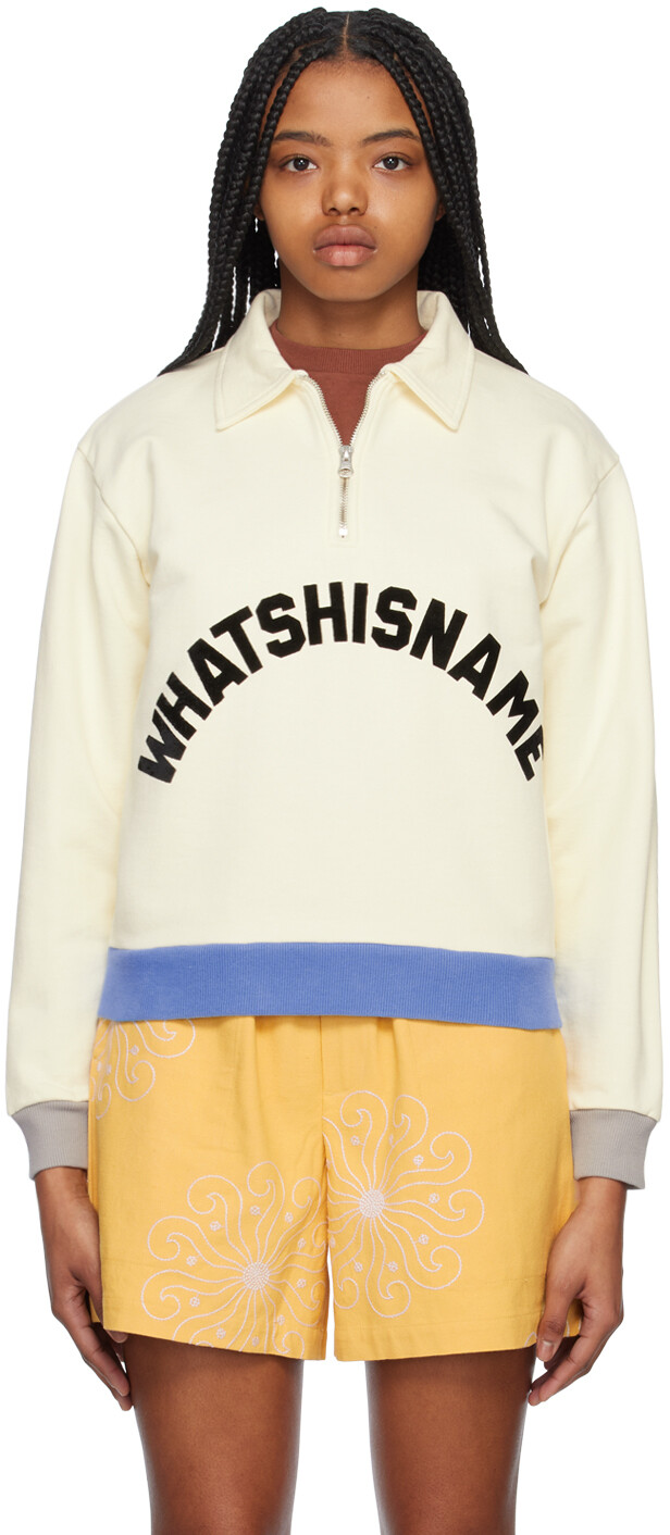 

Толстовка Bode Off-White Whatshisname
