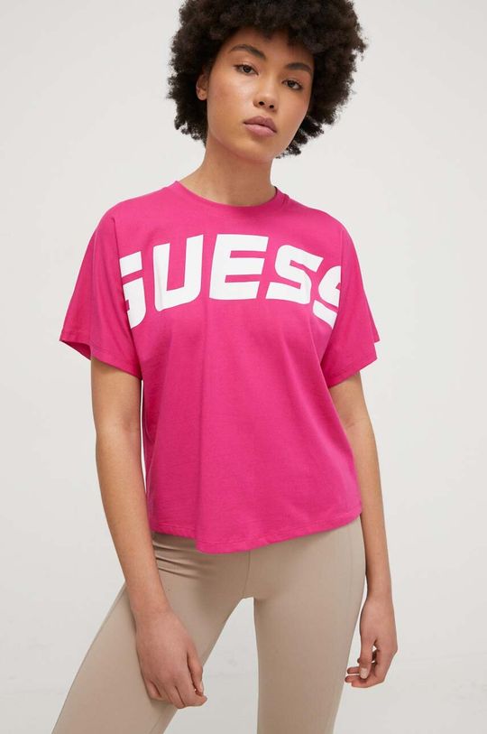 

Футболки Guess, фиолетовый