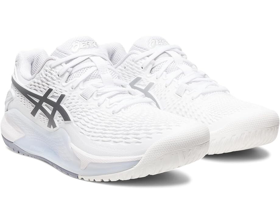 

Кроссовки ASICS GEL-Resolution 9, цвет White/Pure Silver