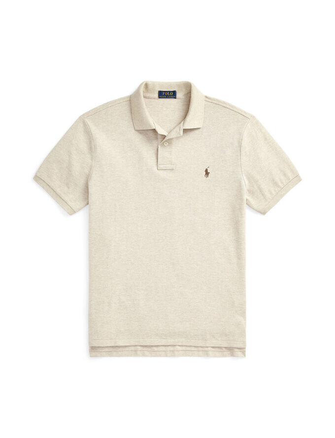 

Рубашка поло узкого кроя по индивидуальному заказу Polo Ralph Lauren, бежевый