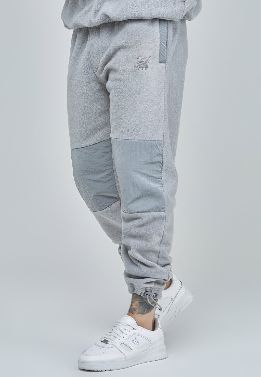 Спортивные брюки Paneled SIKSILK, цвет grey спортивные брюки essential siksilk черный