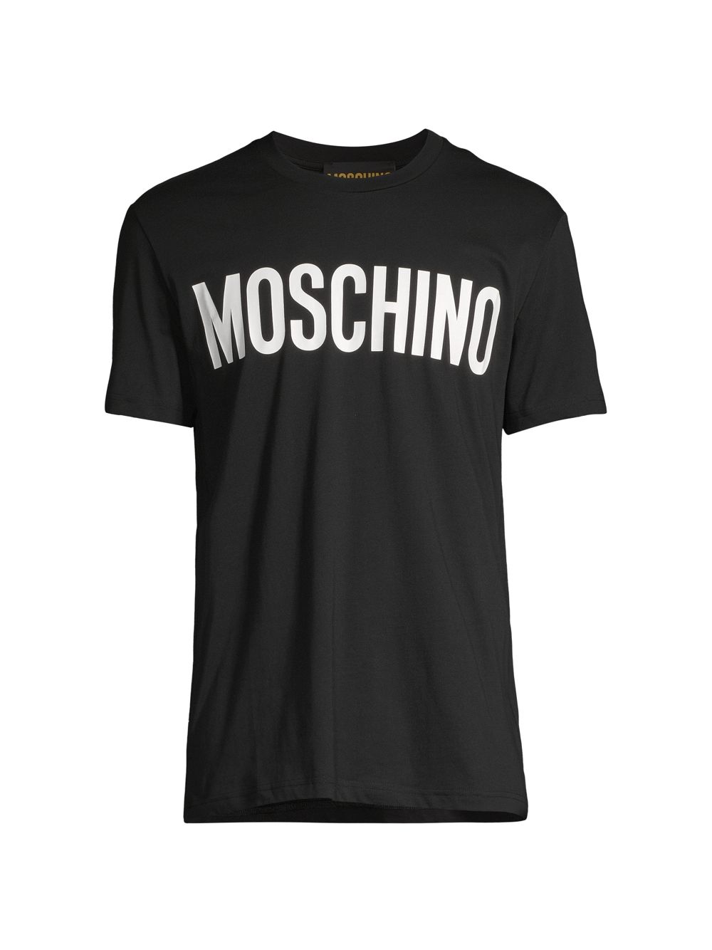 

Футболка с круглым вырезом и логотипом Moschino, черный