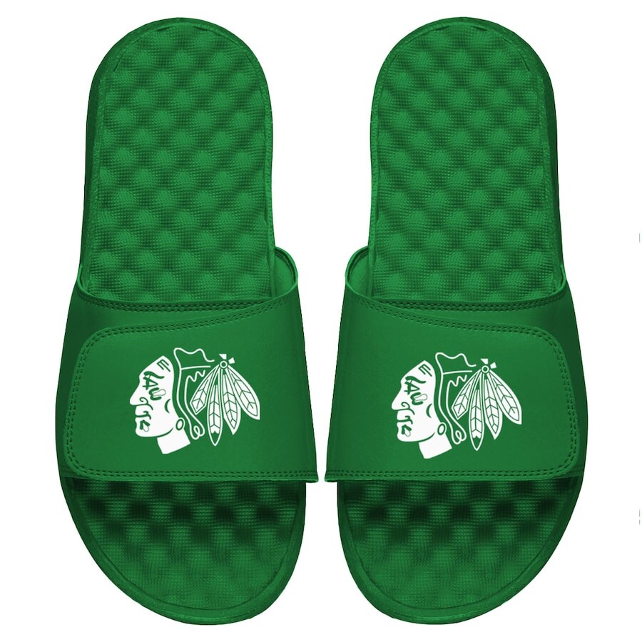 

Шлепанцы ISlide Chicago Blackhawks, зеленый