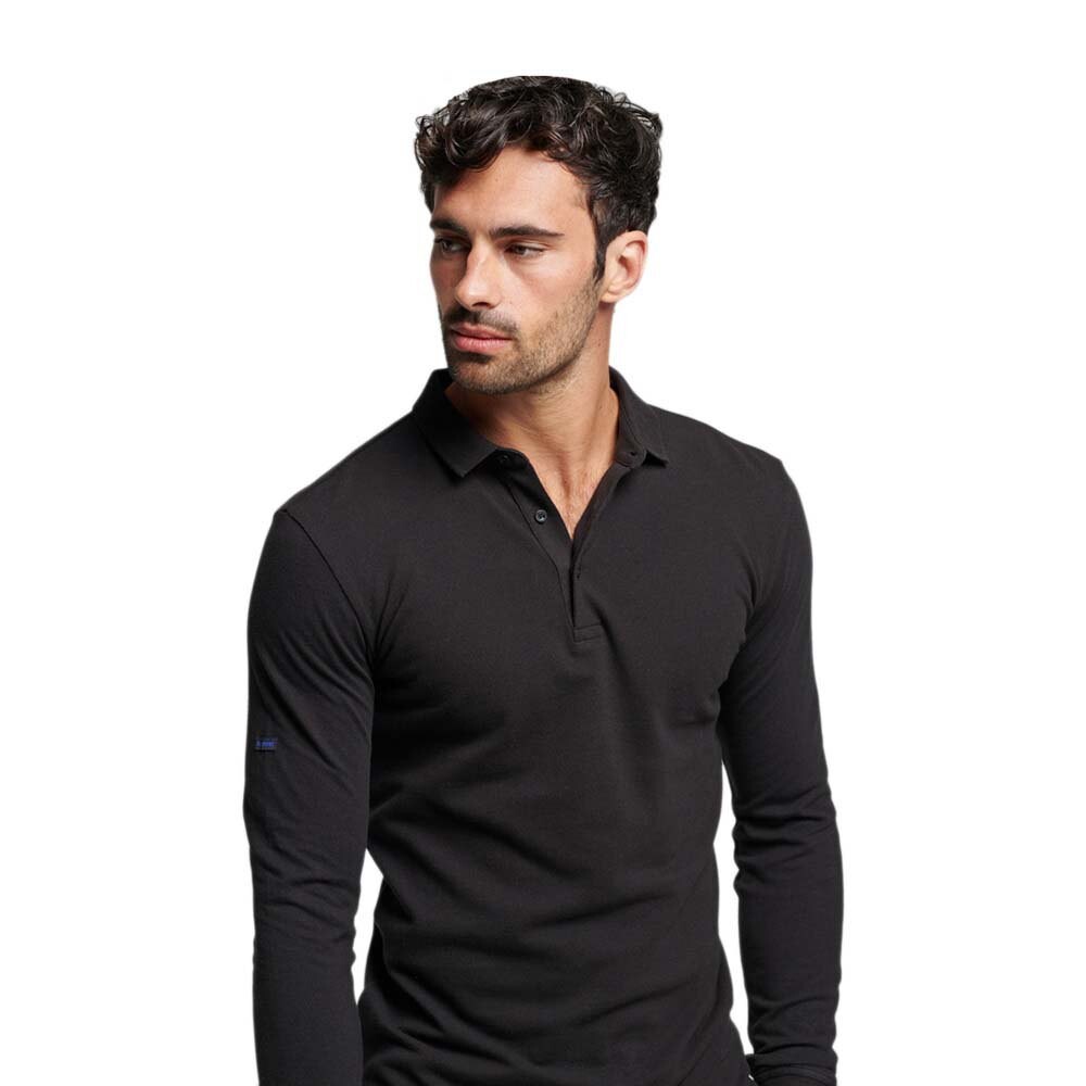 

Поло Superdry Studios Pique, черный