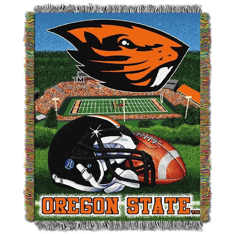

Тканый плед Northwest Oregon State Beavers 48 x 60 дюймов