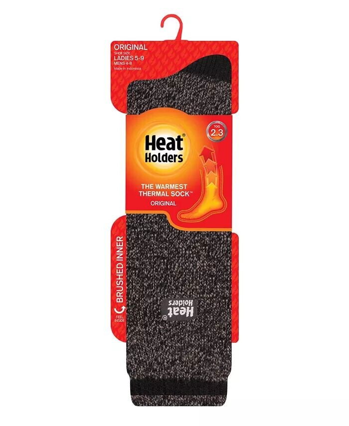 

Женские оригинальные длинные термоноски с закруткой Heat Holders, черный