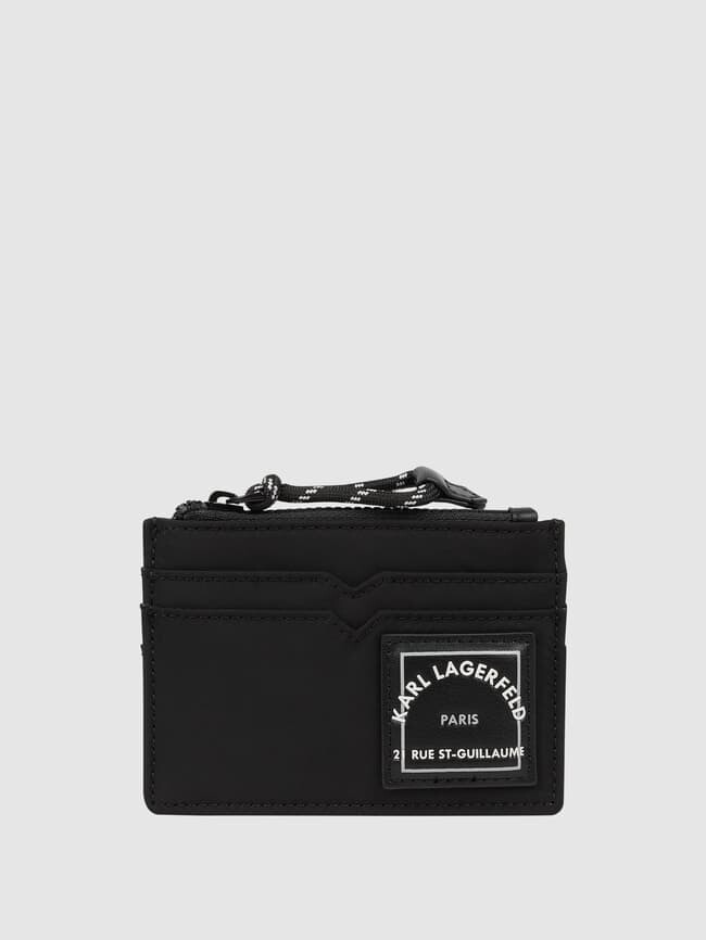 

Визитница с отделением на молнии Karl Lagerfeld, черный