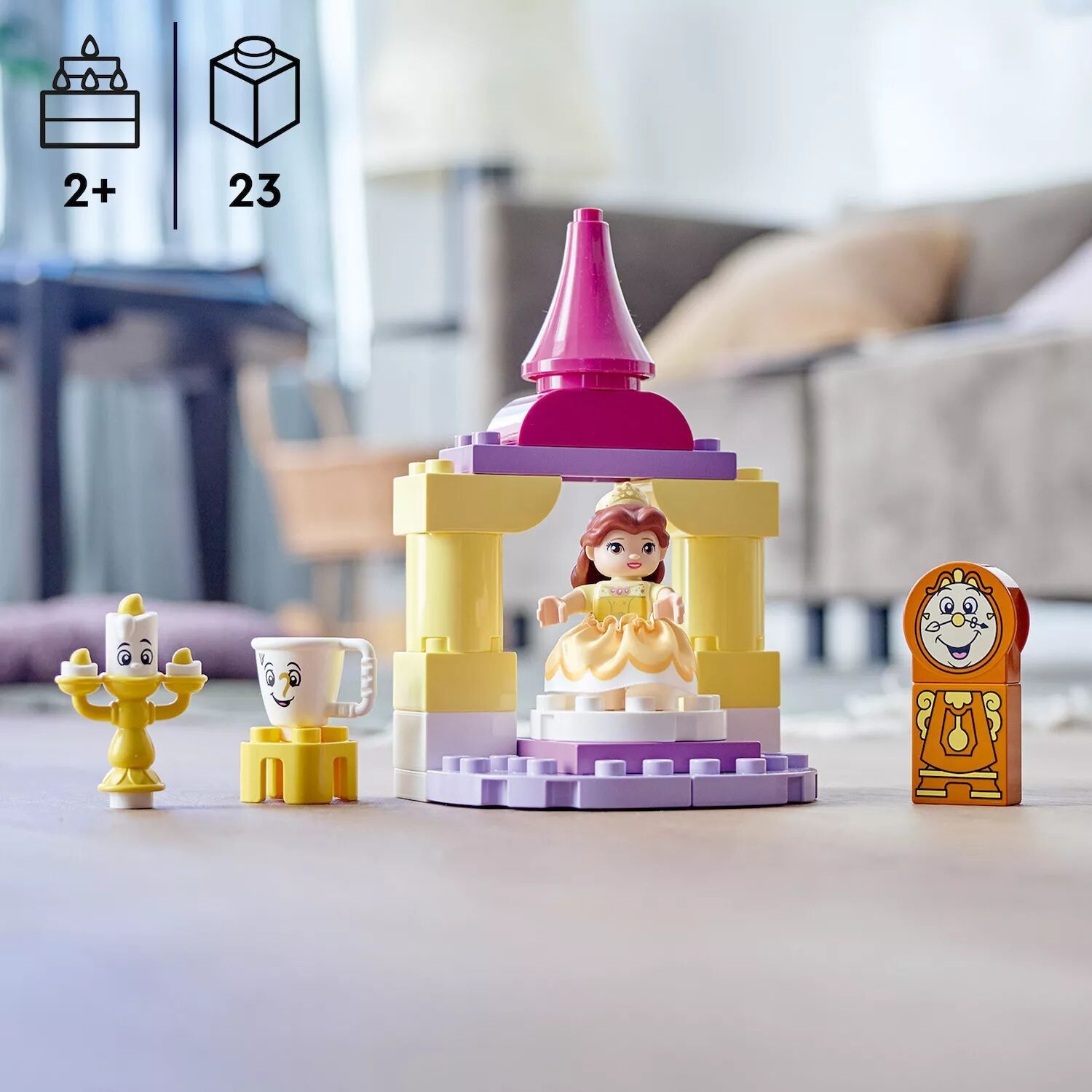 

Конструктор LEGO DUPLO «Бальный зал принцессы Белль» Disney 10960 (23 детали) LEGO