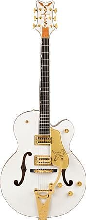 

Электрогитара Gretsch G6136TG Players Edition Falcon Hollow Body Guitar White with Case, Серый