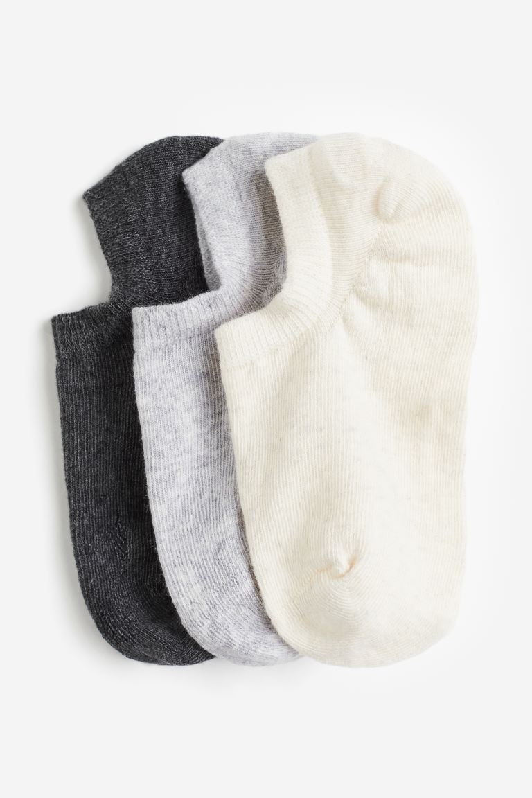 Упаковка из 3 носков-кроссовок H&M, бежевый кроссовки woden hailey серый светло серый