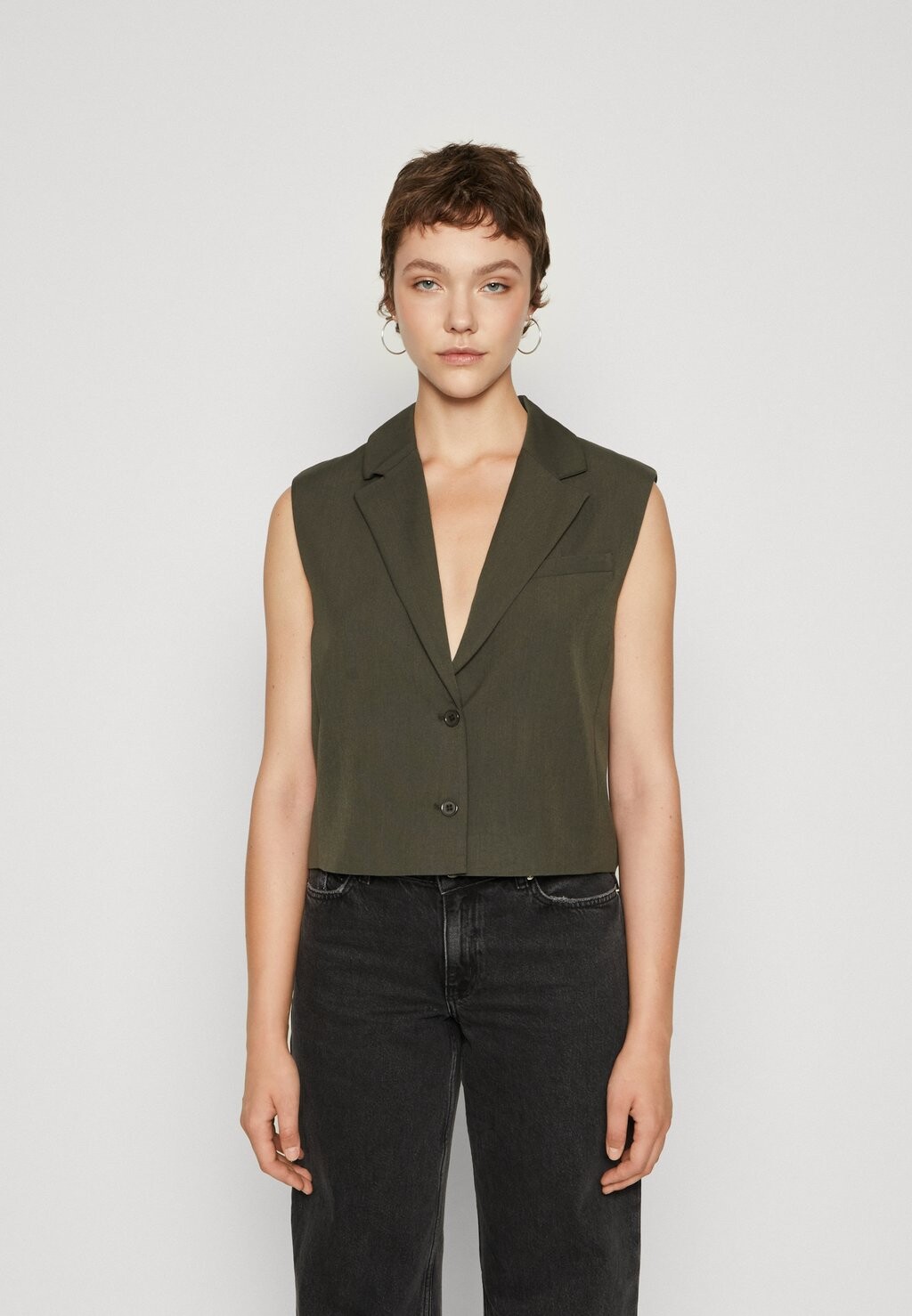 

Жилет Gina Tricot ТАЙНОВЫЙ ЖИЛЕТ, цвет peat