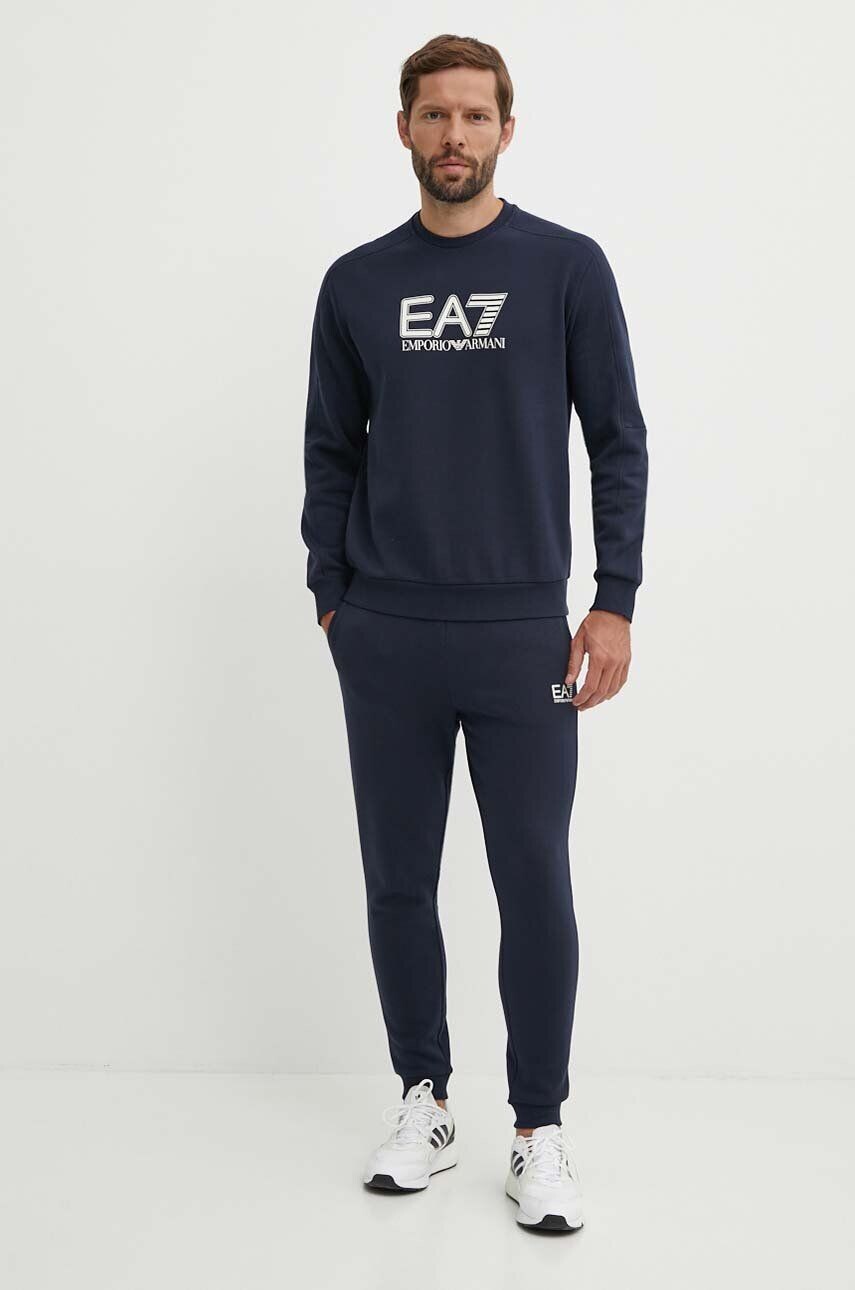 

Спортивный костюм EA7 Emporio Armani, темно-синий