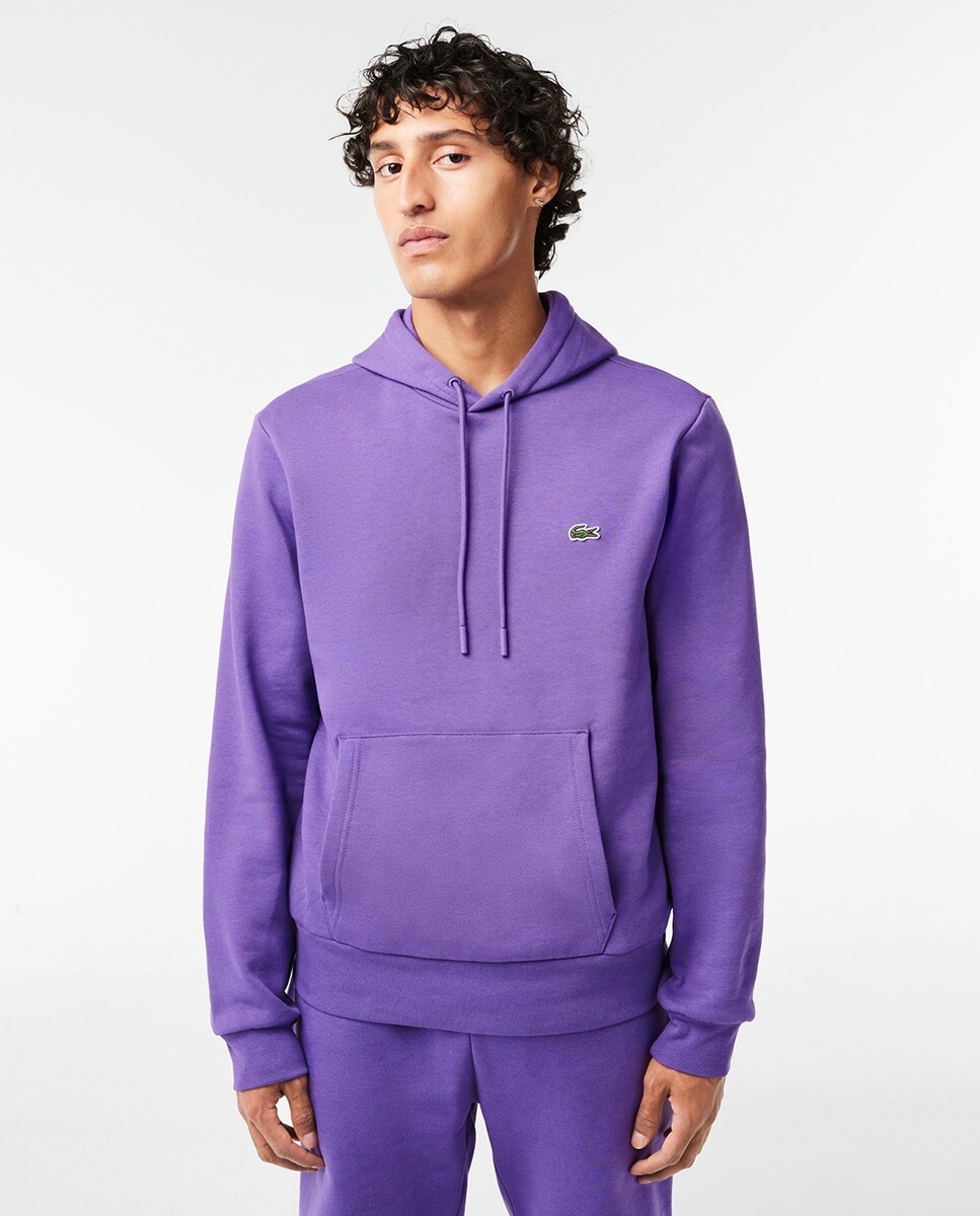 

Мужская толстовка классического кроя Lacoste, фиолетовый