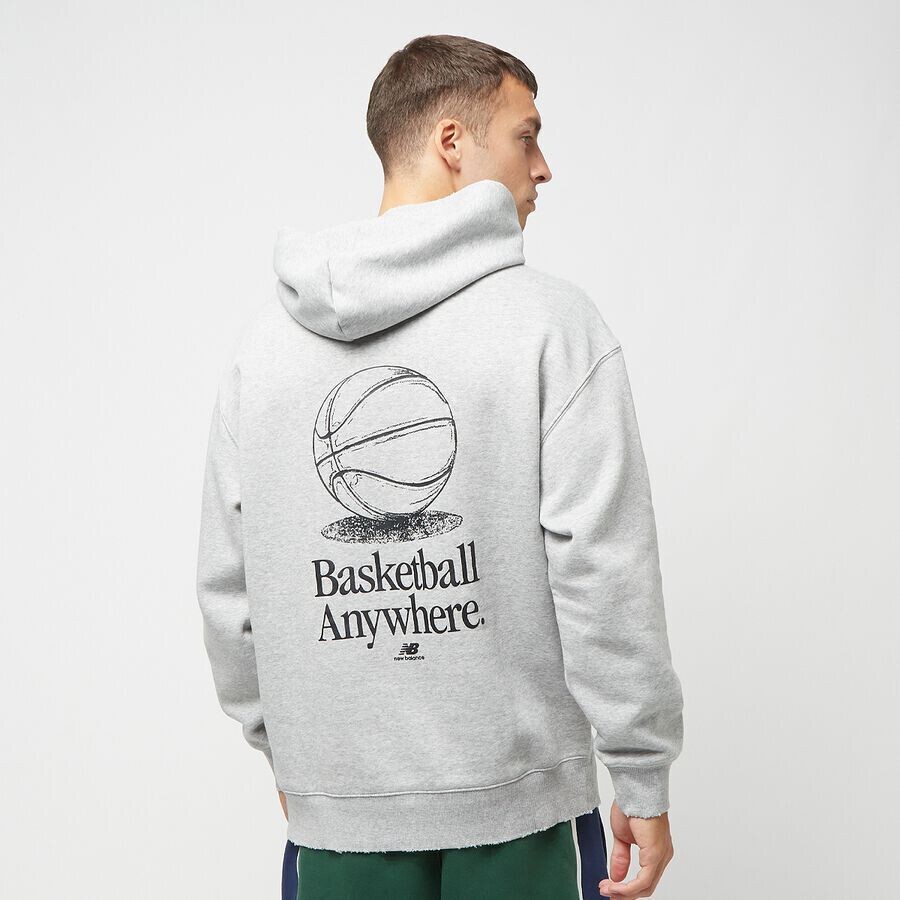 

флисовая толстовка Hoops New Balance, цвет athletic grey