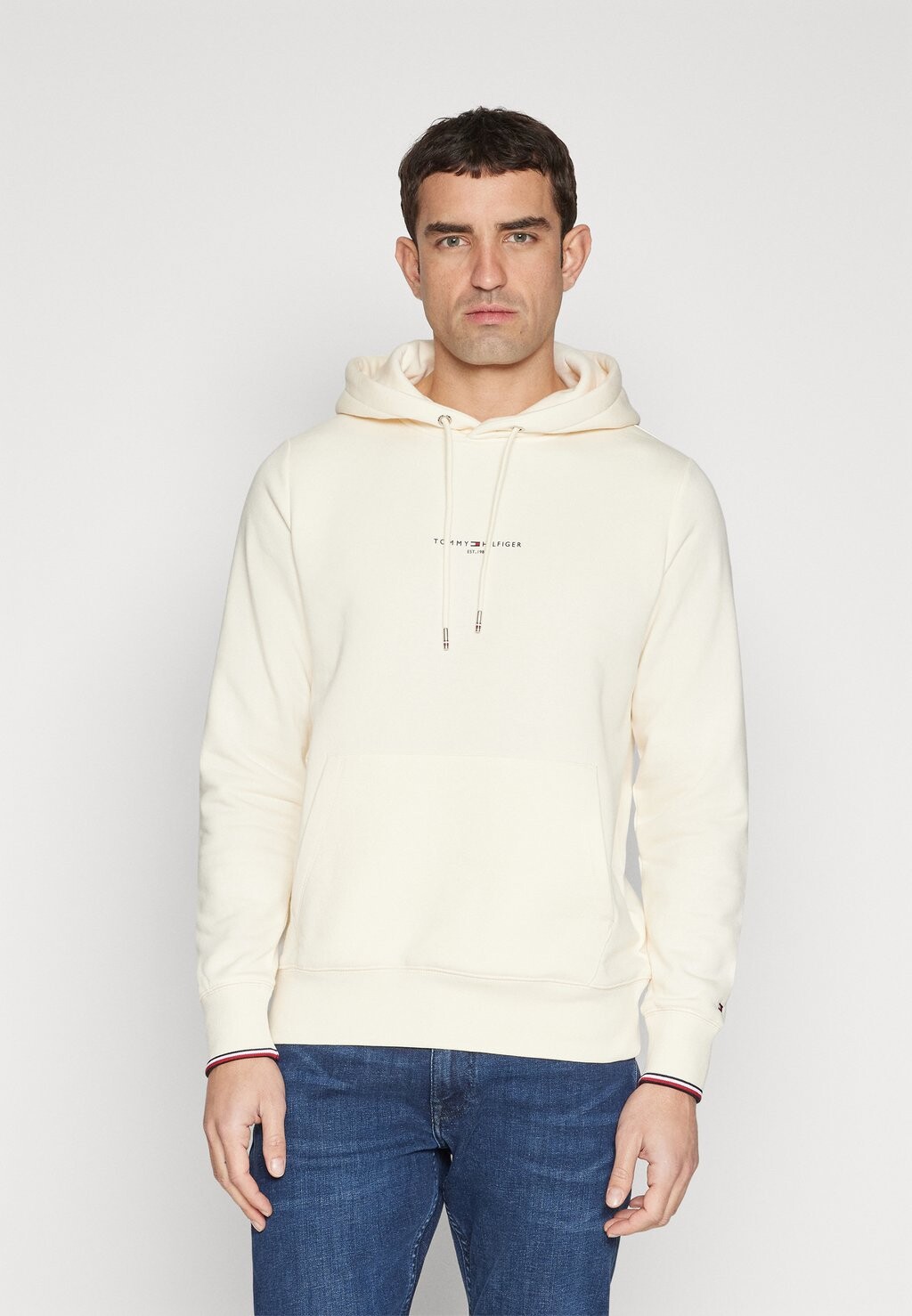 

Толстовка с капюшоном Tommy Hilfiger, молочный