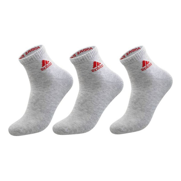 

Носки adidas Casual Sports Running Badminton Socks Unisex Combined Pack Grey, серый