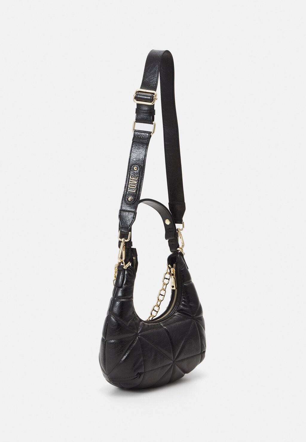 

Большая сумка GEOMETRIC QUILTED Love Moschino, черный