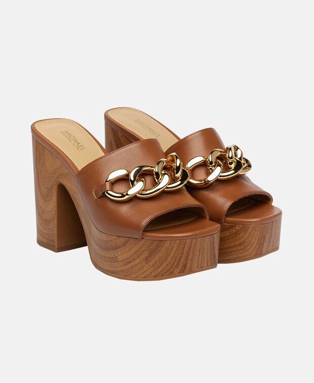 

Босоножки на каблуке Michael Kors, коньяк