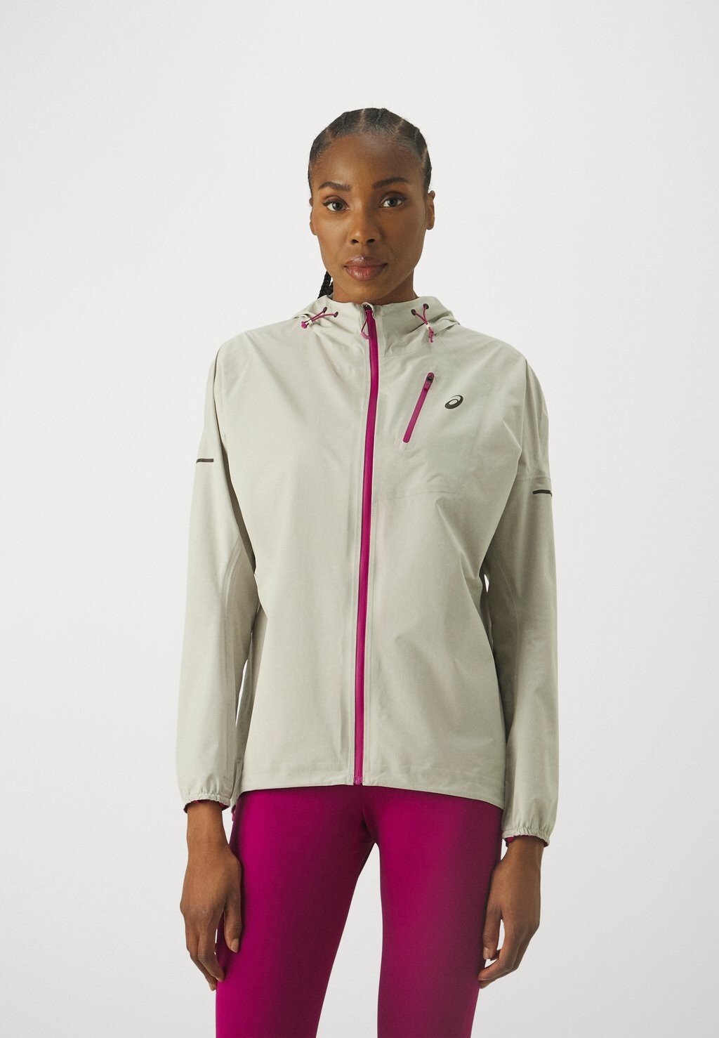 

Куртка для бега FUJITRAIL WATERPROOF JACKET ASICS, цвет birch