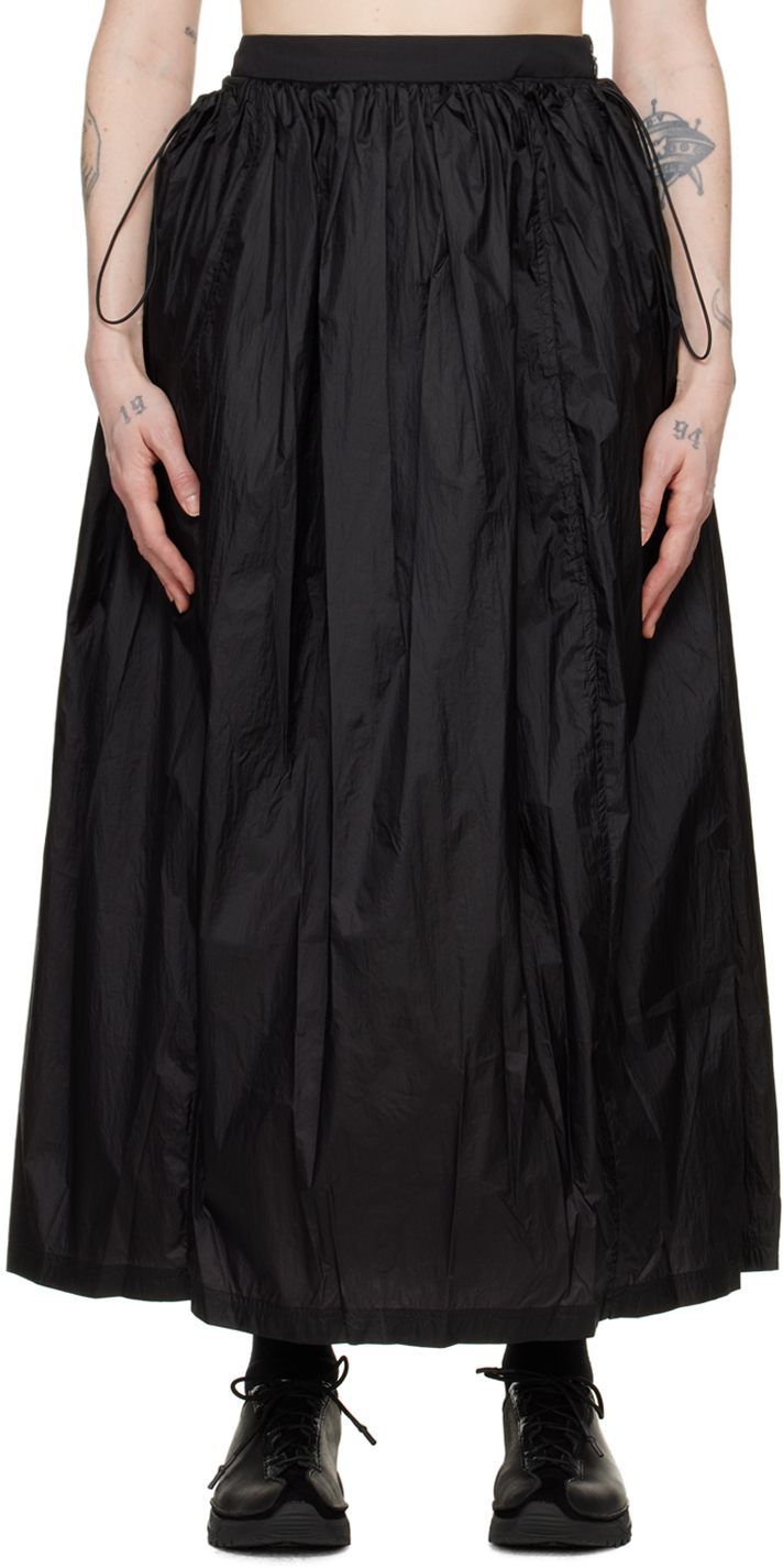 Черная многослойная длинная юбка Amomento юбка макси со стрелками цвет – черный