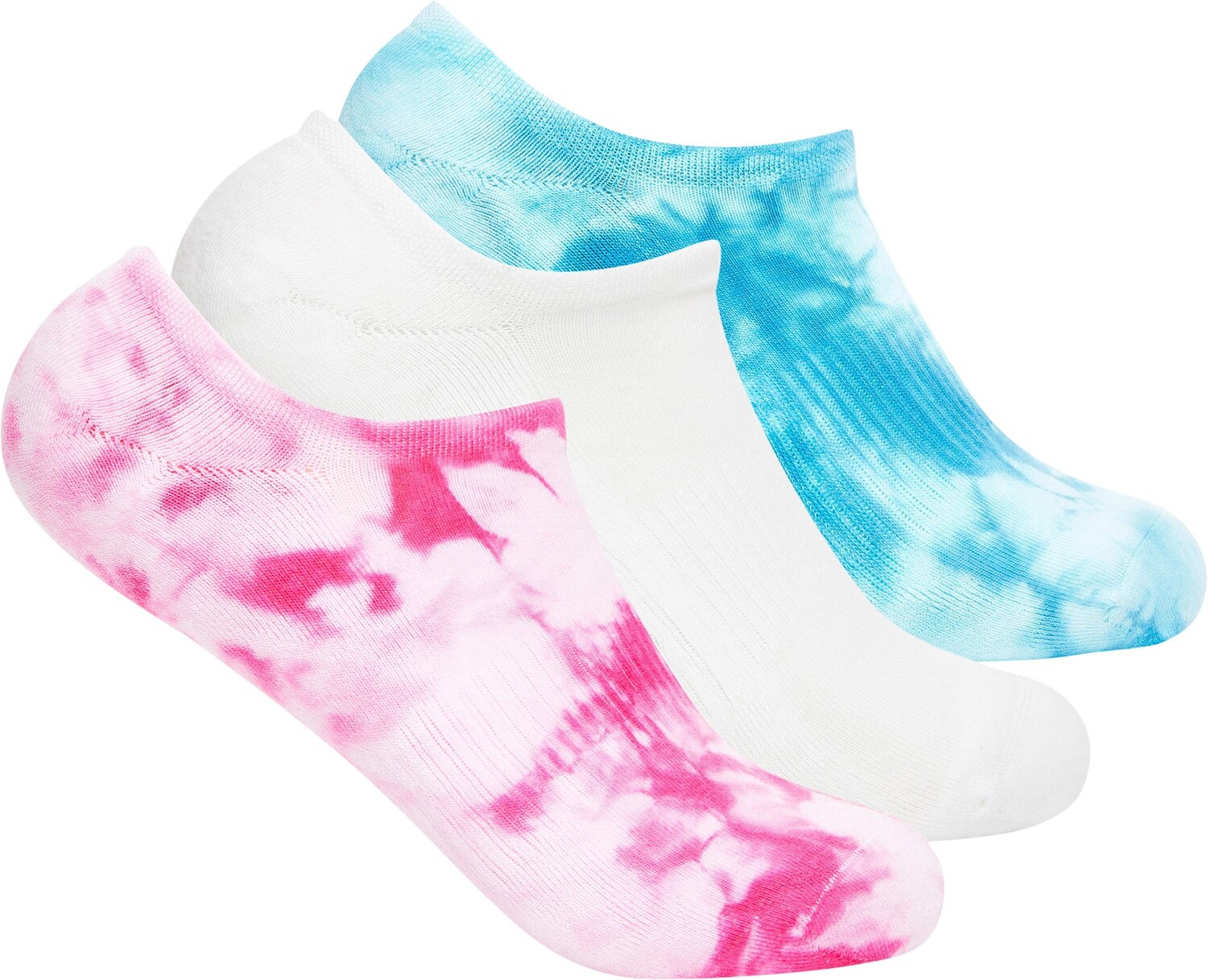

Укороченные носки Essentials Tie-Dye — 3 пары Thorlo, белый
