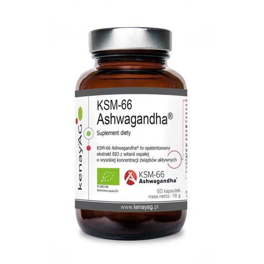 KenayAg Ашваганда KSM-66 BIO 60 капсул allmax ашваганда ksm 66 300 мг 60 растительных капсул