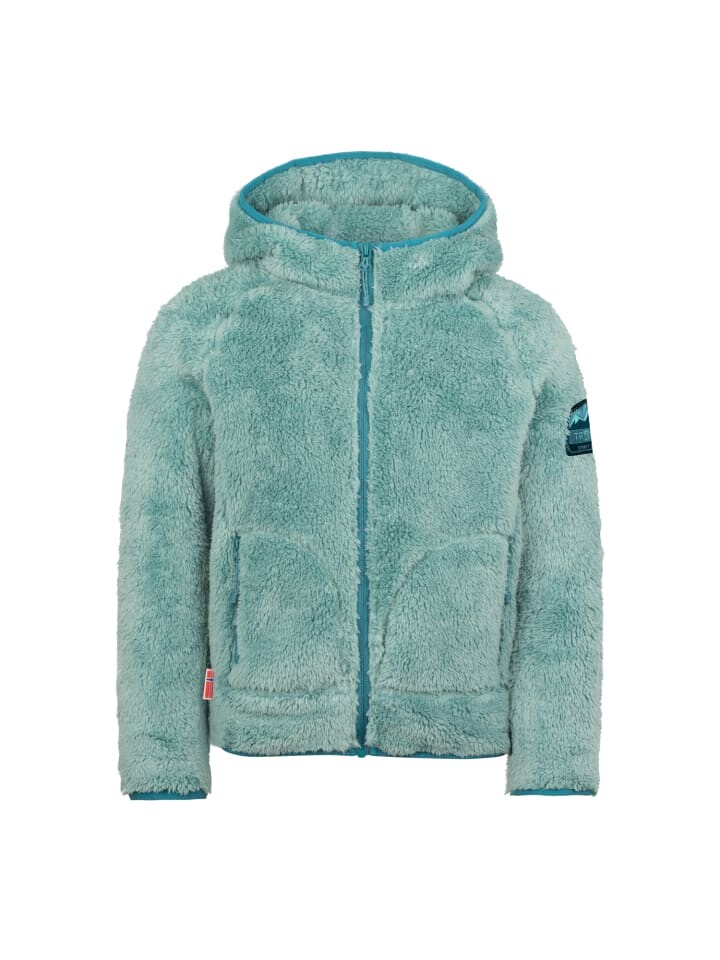 

Флисовая куртка Trollkids Burgund XT, цвет glacier green