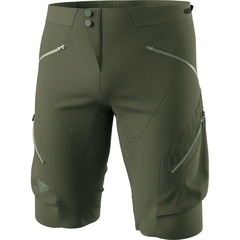 Мужские шорты Ride DST Dynafit, зеленый брюки strava женские велосипедные тонкие дышащие эластичные брюки для горного велосипеда для спорта на открытом воздухе