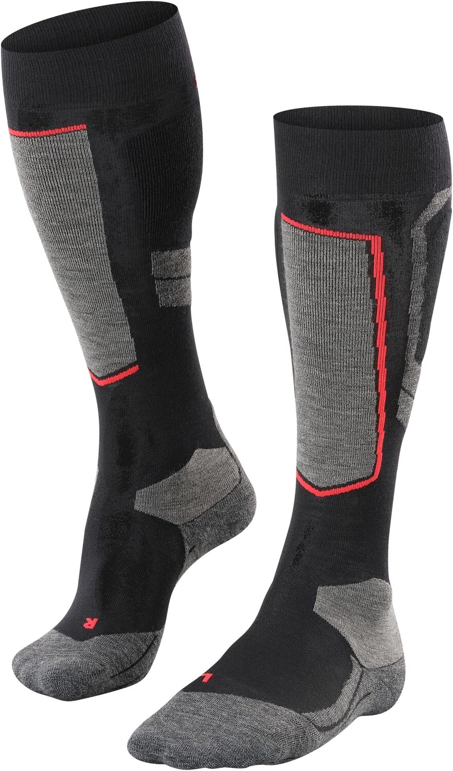 

SK4 Шерстяные лыжные носки до колена Advanced Falke, цвет Black Mix