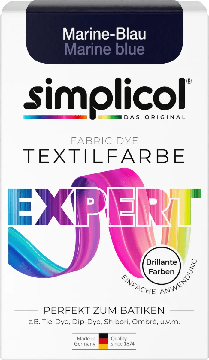 

Краситель для текстиля Expert Marine Blue 150г. Simplicol