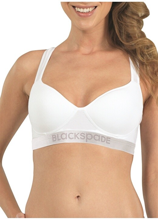 

Белый спортивный бюстгальтер Blackspade