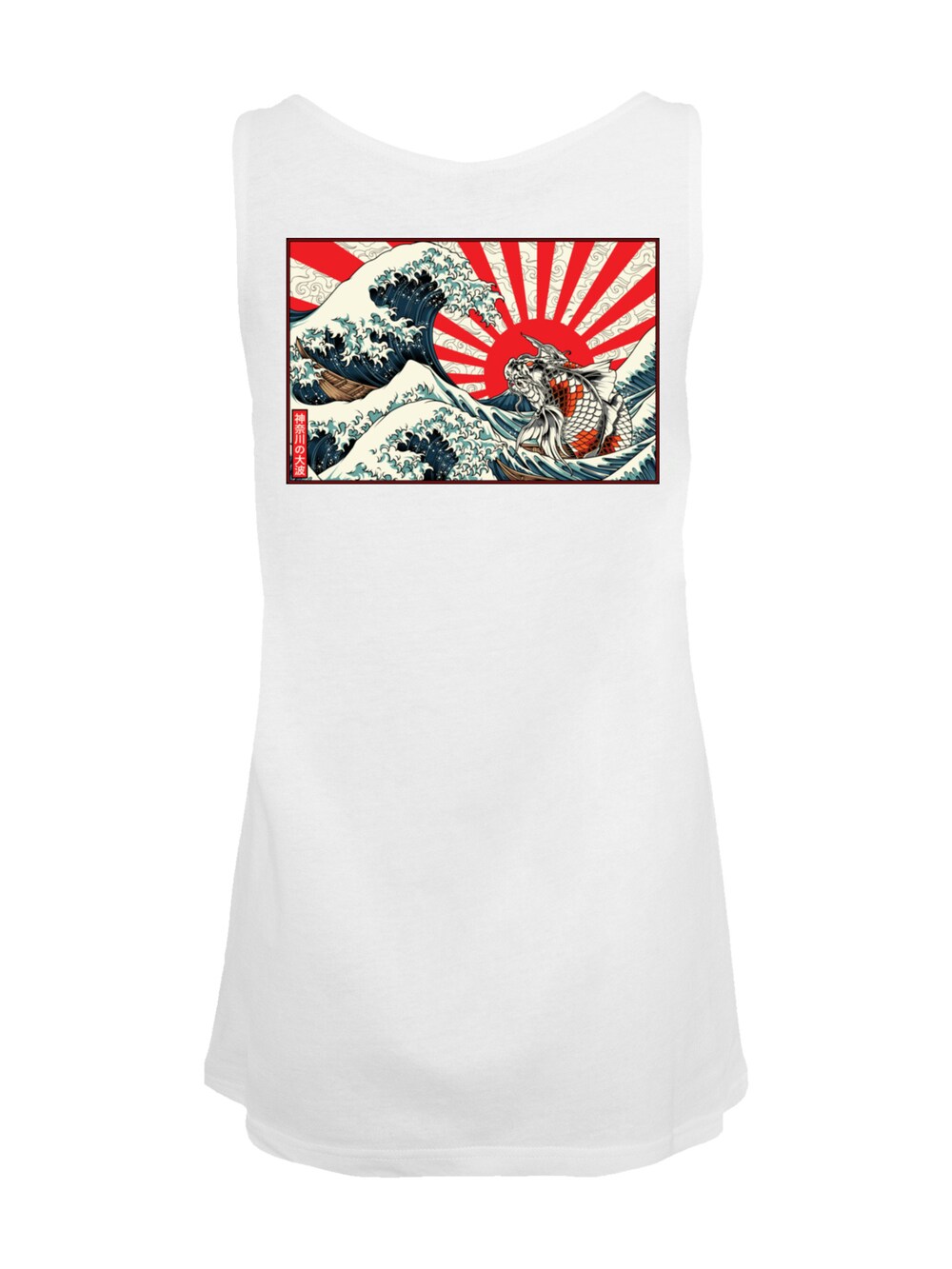 Рубашка F4NT4STIC Kanagawa Welle Japan, белый цена и фото