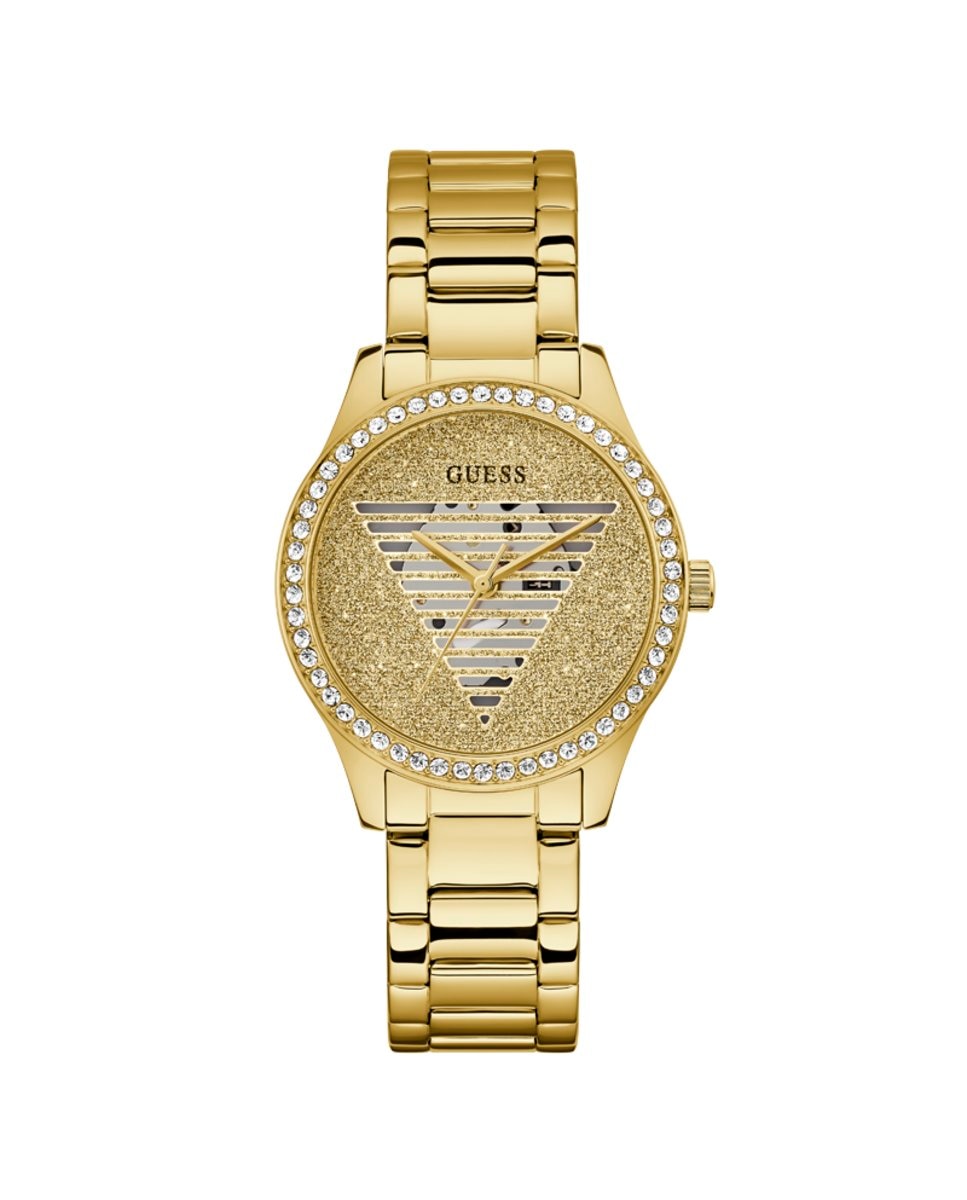 Женские часы Lady idol GW0605L2 со стальным и золотым ремешком Guess, золотой