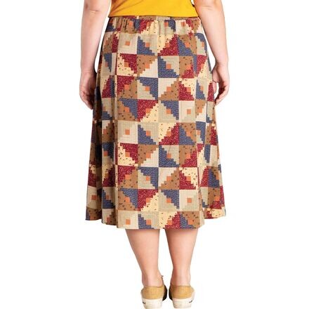 

Юбка без застежек Manzana женская Toad&Co, цвет Patchwork Print