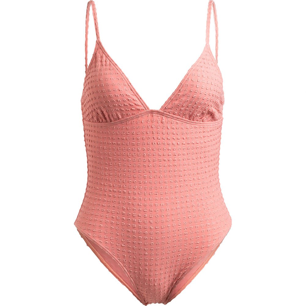 цена Купальник Roxy Shiny Wave Swimsuit, розовый