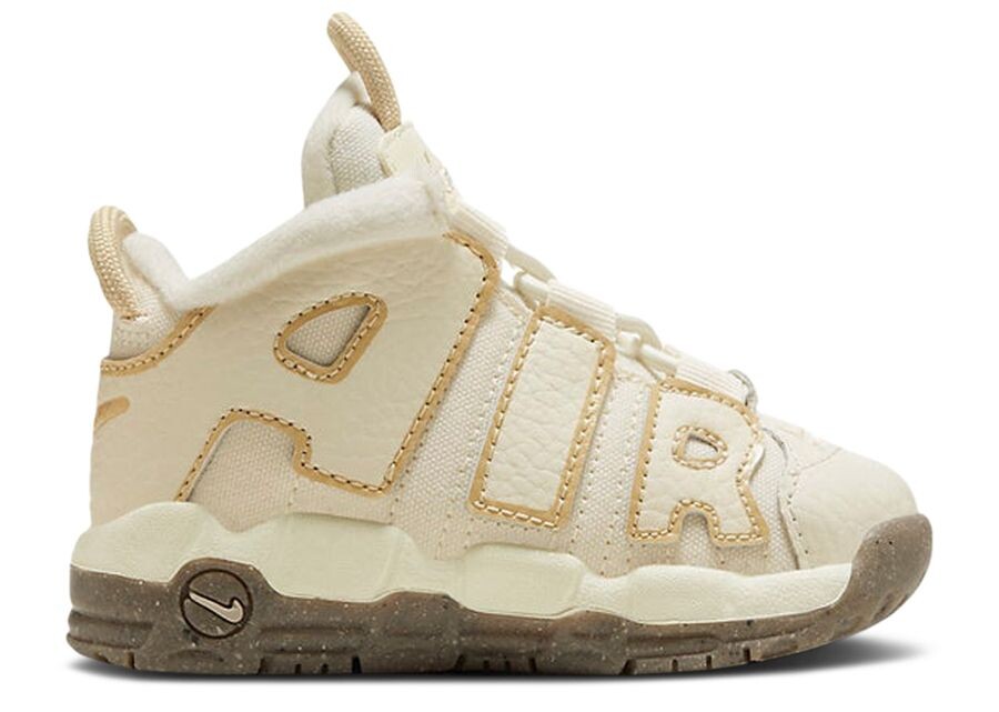 

Кроссовки Nike Air More Uptempo TD, цвет Coconut Milk Team Gold