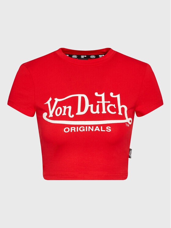 

Футболка стандартного кроя Von Dutch, красный