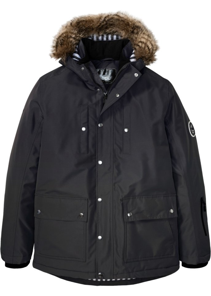 Функциональная зимняя куртка Bpc Bonprix Collection, черный