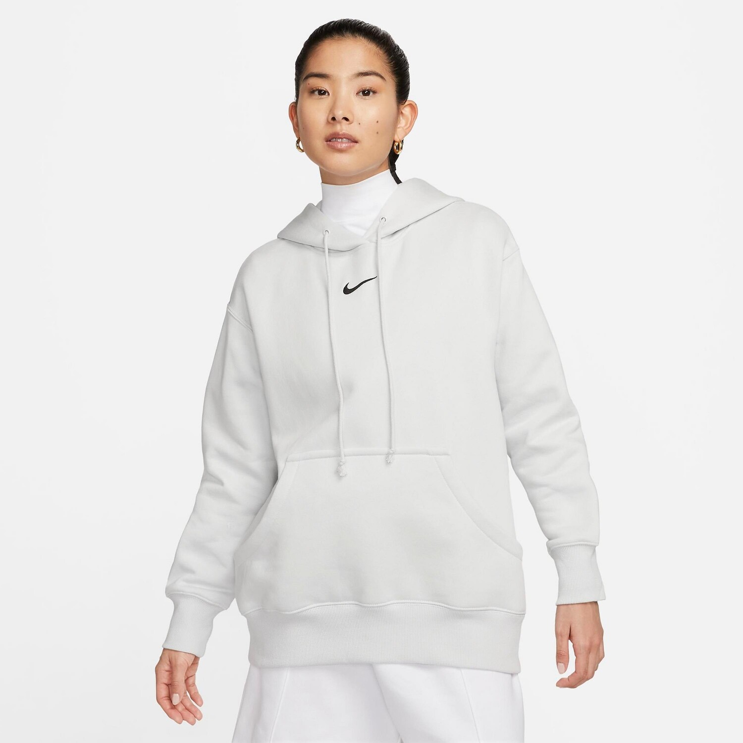 

Женский свободный пуловер с капюшоном из флиса Nike Sportswear Phoenix, белый