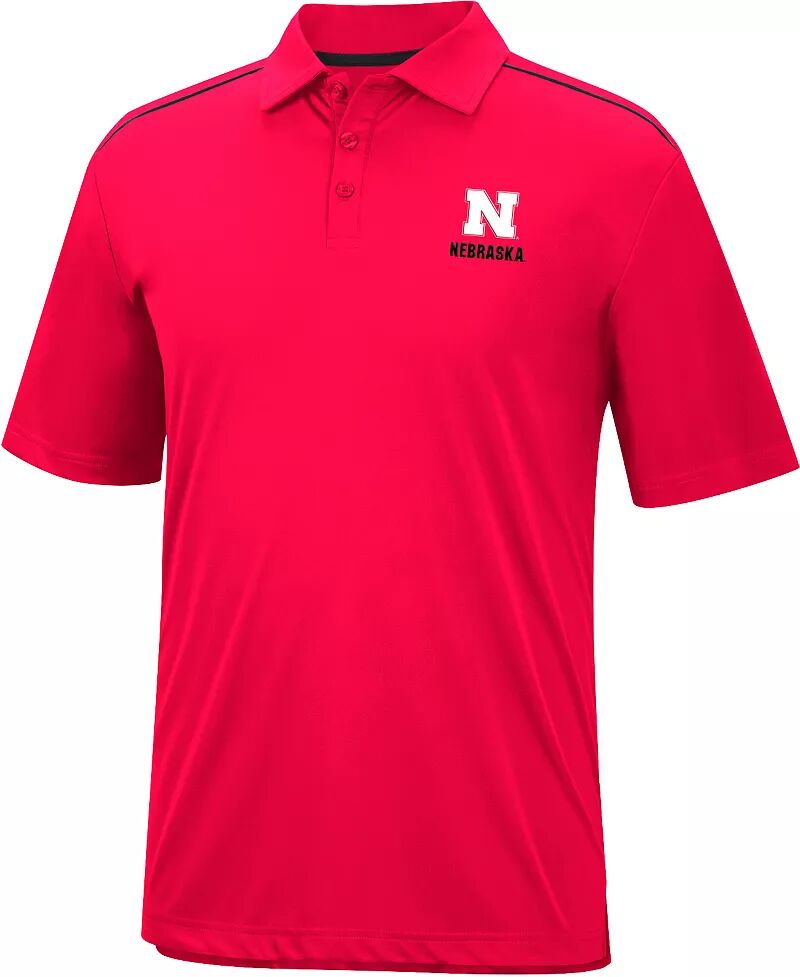 Colosseum Мужская рубашка-поло Nebraska Cornhuskers Scarlet