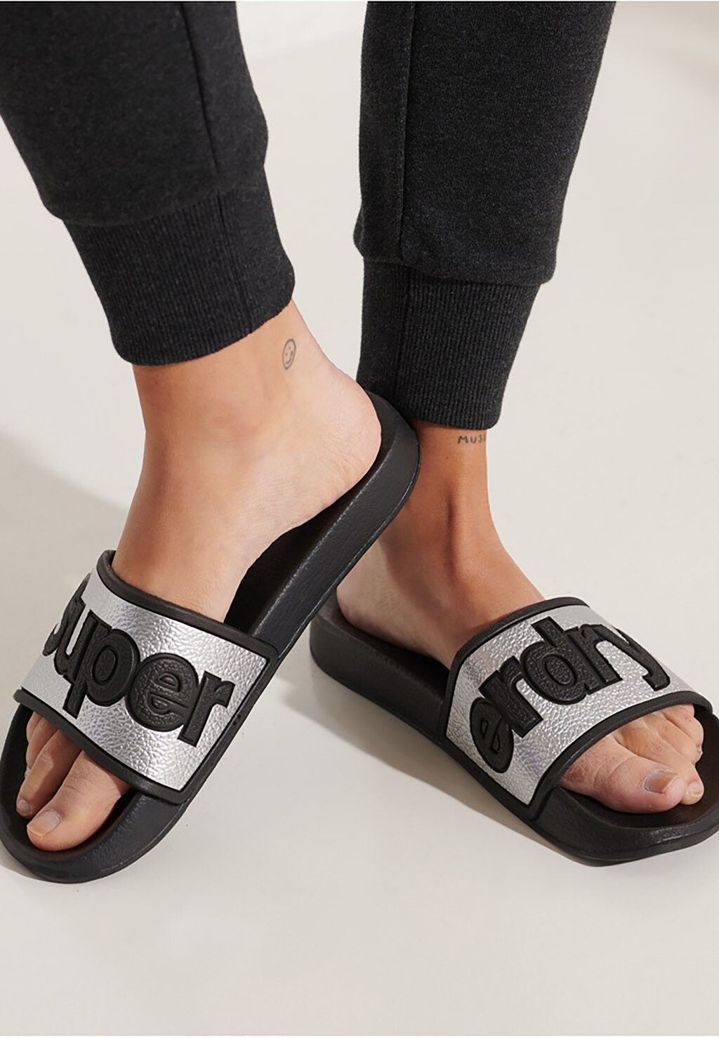 

Пляжные тапочки EVA Superdry, серебро