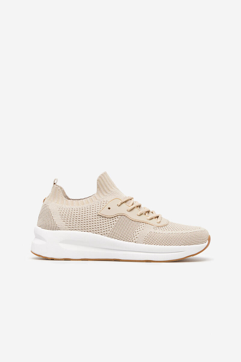 

Кроссовки Flyknit Cortefiel, бежевый