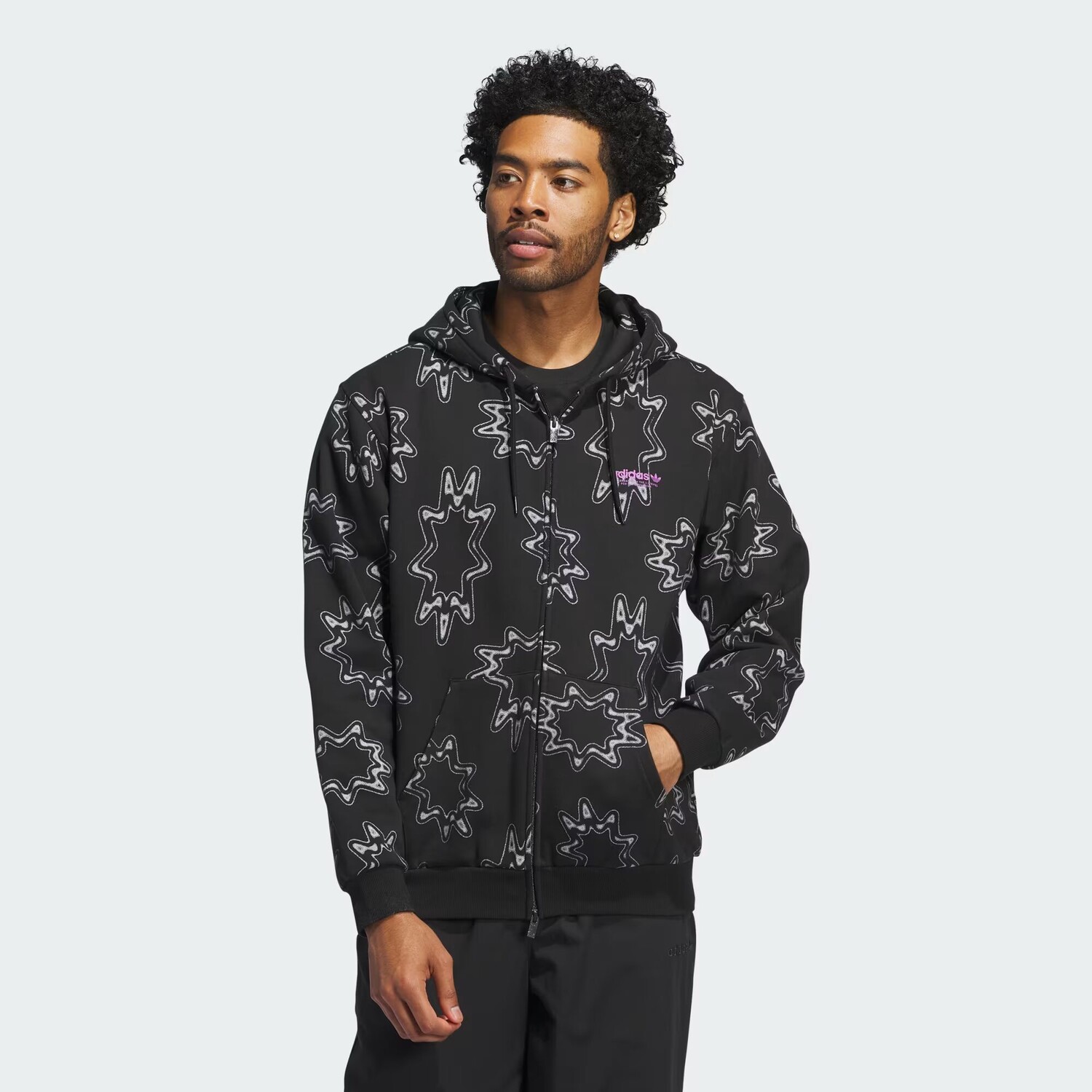 

Толстовка для скейтбординга Astarry Adidas, цвет Black/White