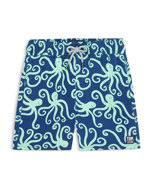 Плавки с принтом осьминога для мальчиков TOM & TEDDY, цвет Blue