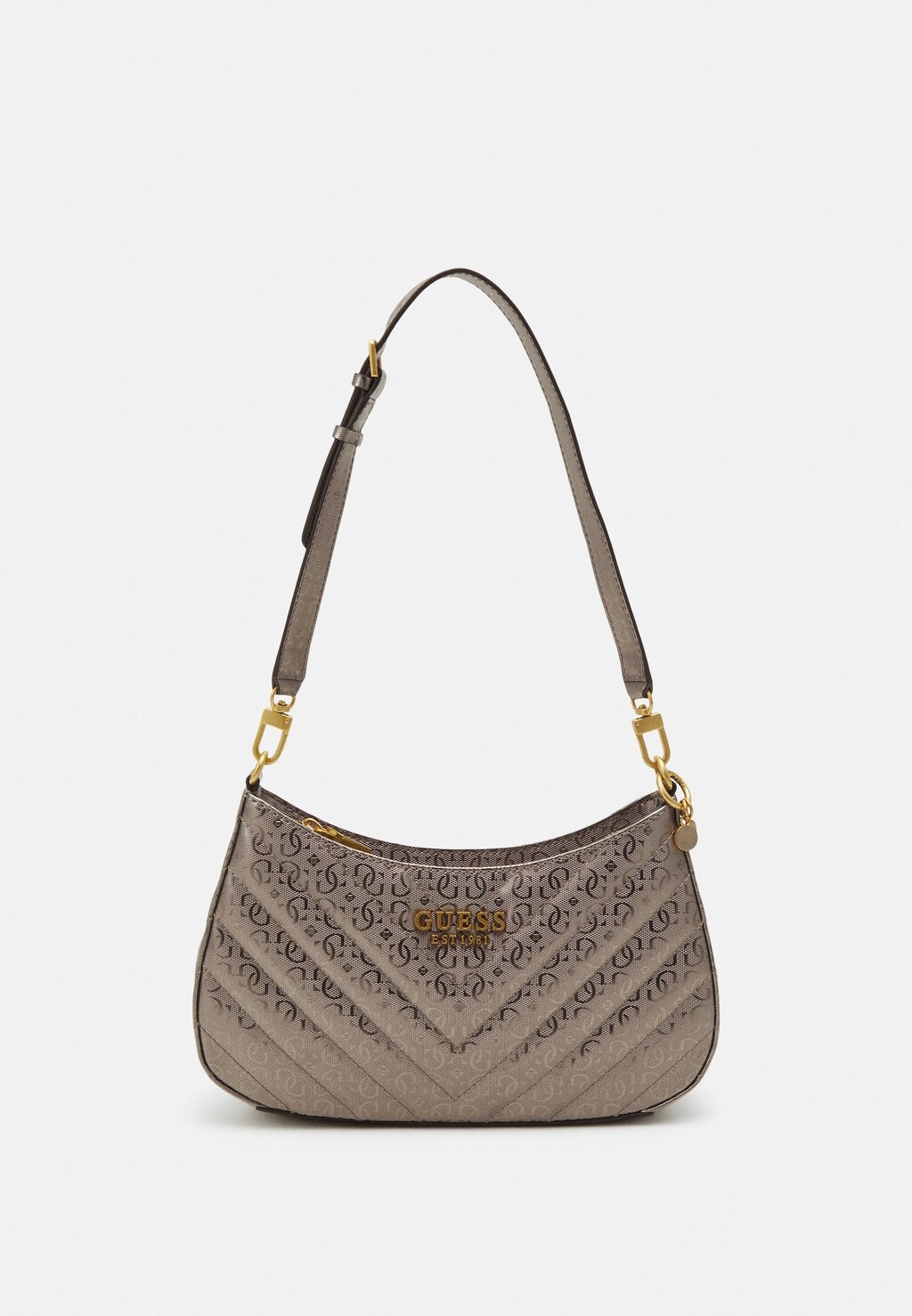 

Сумка Guess СУМКА НА ПЛЕЧЕ JANIA TOP ZIP, цвет pewter