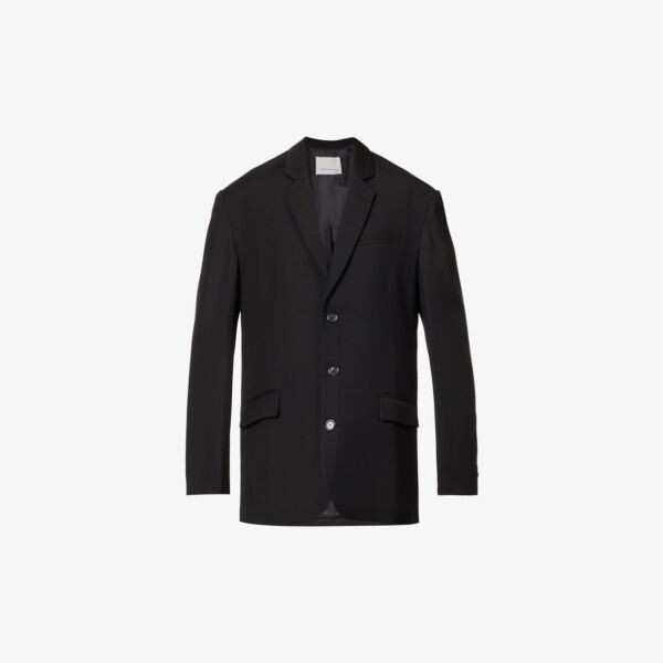 

Тканый блейзер оверсайз gelso Frankie Shop, черный