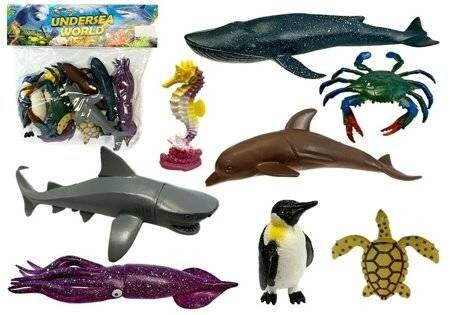 

Образовательный набор фигурок морских животных Дельфин Пингвин Акула Lean Toys