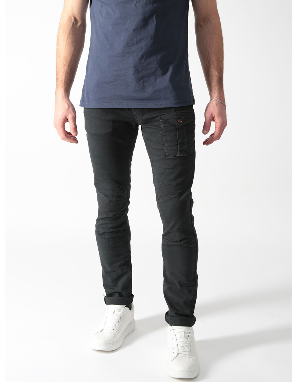 

Брюки чинос miracle of denim Cargohose Edison, цвет Anthra
