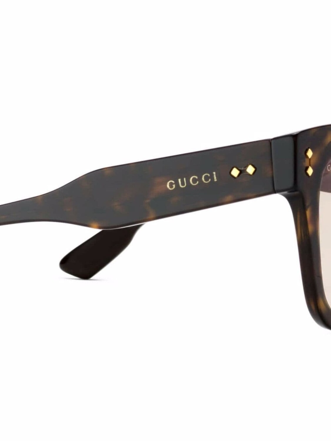 

Gucci Eyewear солнцезащитные очки в оправе 'кошачий глаз', желтый