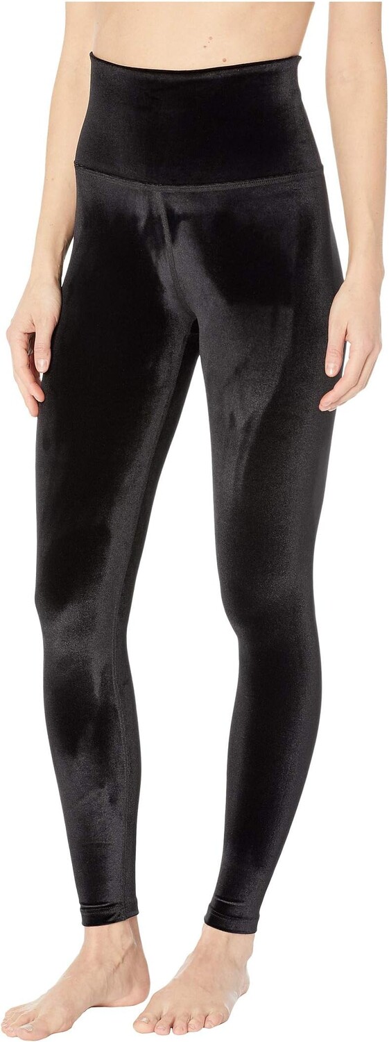 

Брюки Beyond Yoga Velvet High Waisted Midi Leggings, черный